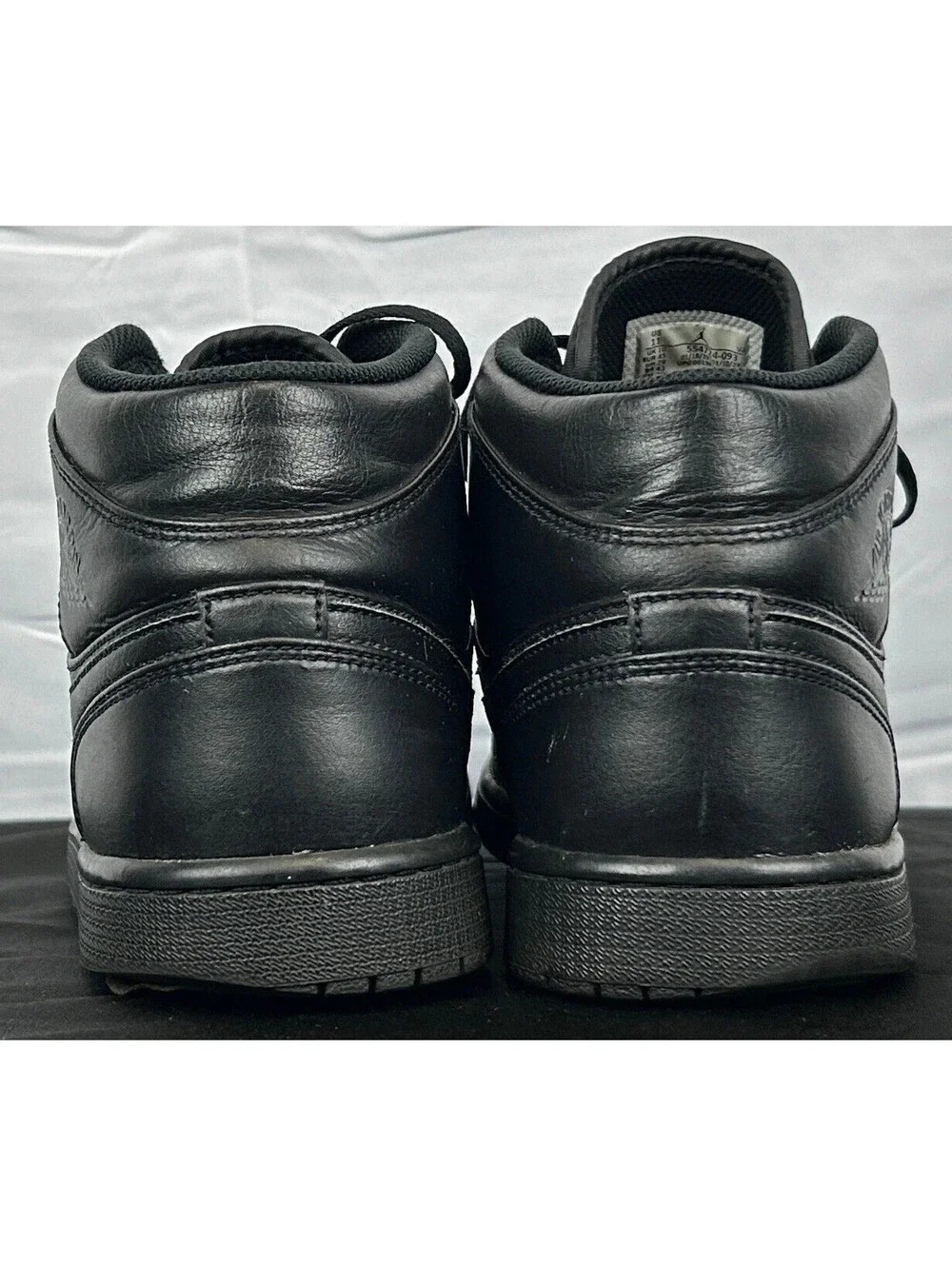 Mens Size 11 - Nike Air Jordan 1 2022 Mid Triple Black 554724-093